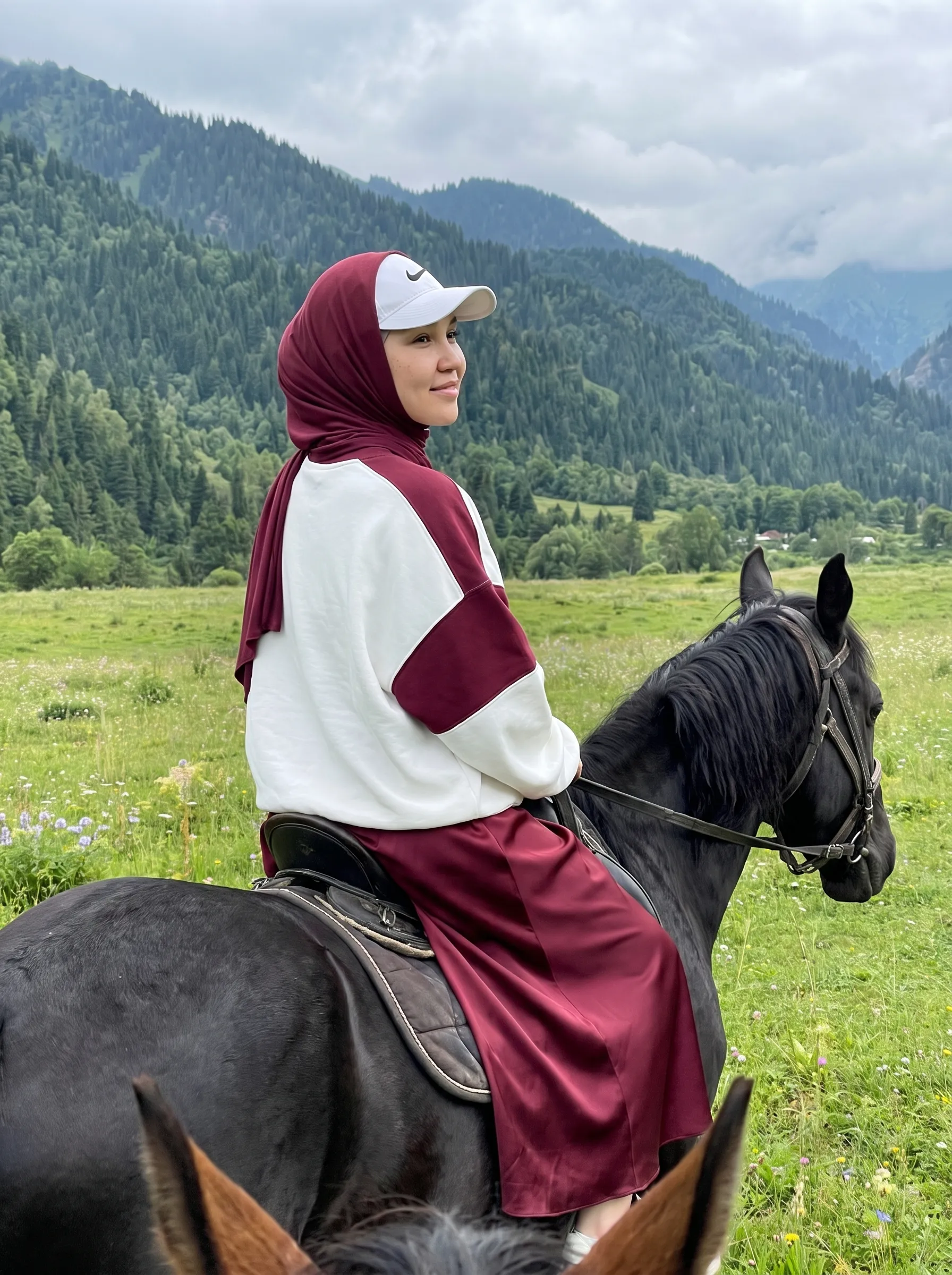 Прогулка верхом в горах